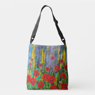 Poppies crossbody bag