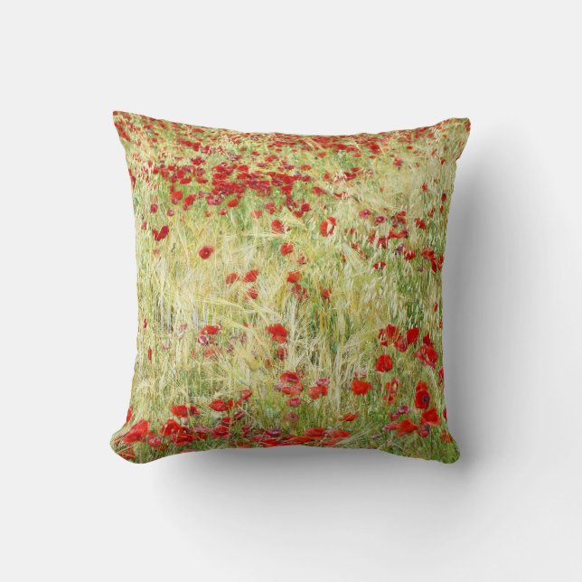 Poppies Cushion (Front)