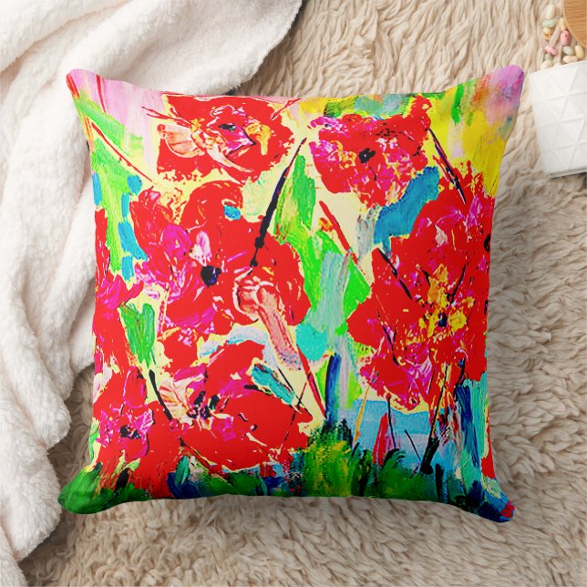 Poppies Cushion (Blanket)