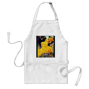 Poppies Digital Art Standard Apron