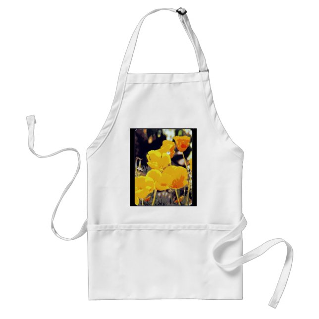 Poppies Digital Art Standard Apron (Front)