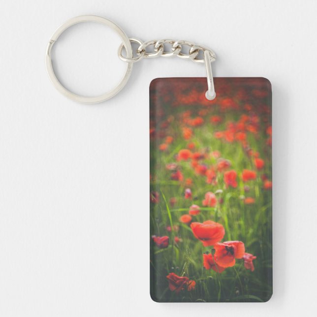 Poppies field key ring (Front)