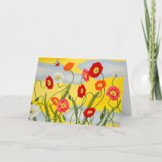 Poppies Greeting Card
