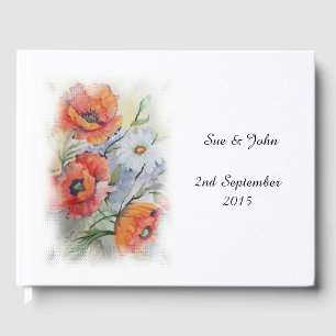 Poppies Guest Book