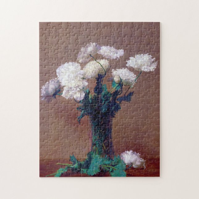 Poppies, Henri Fantin-Latour Jigsaw Puzzle (Vertical)