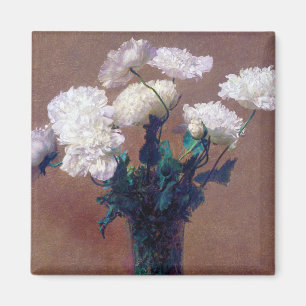 Poppies, Henri Fantin-Latour Magnet