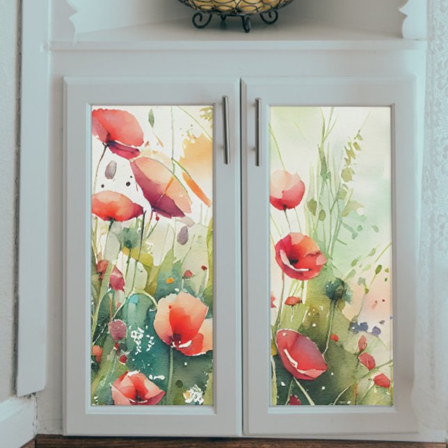 Poppies in a Field Decoupage Tissue Paper (Creator Uploaded)