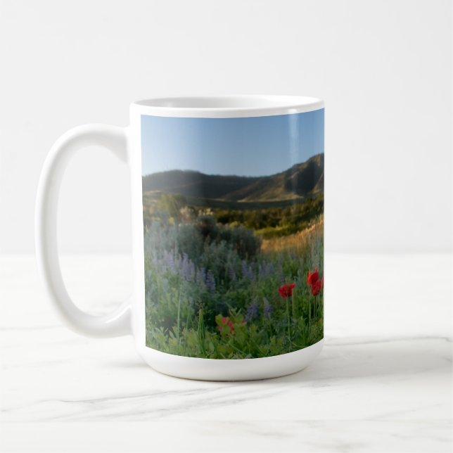 Poppies in the Valley Mug (Left)