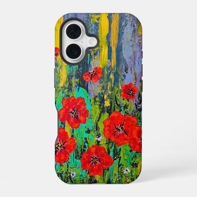 Poppies iPhone Case (Back)
