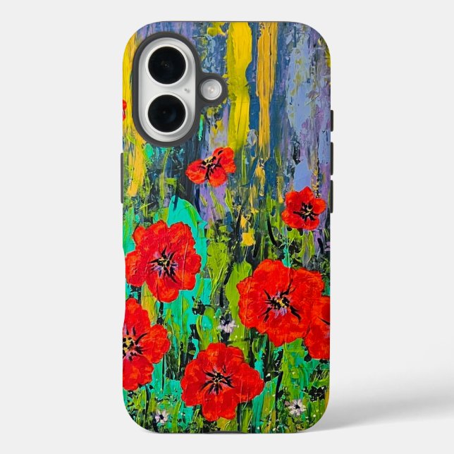 Poppies iPhone Case (Back)