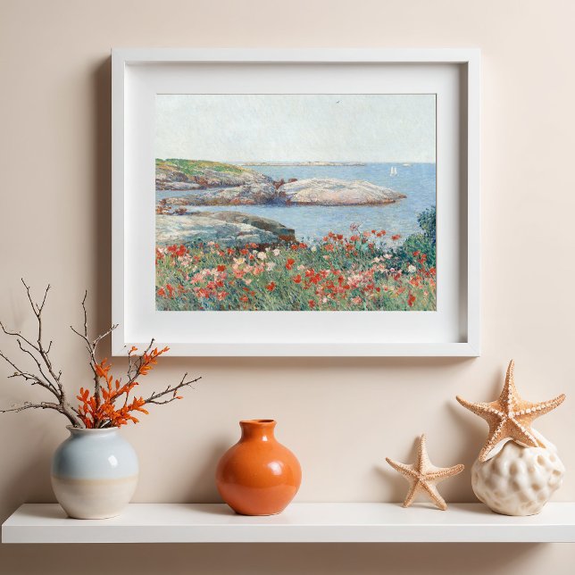 Poppies, Isles of Shoals, Childe Hassam Fine Art Poster (Creator Uploaded)