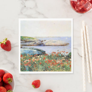 Poppies, Isles of Shoals, Napkin