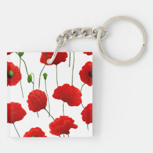 Poppies Key Ring