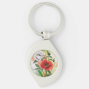 Poppies Keychain