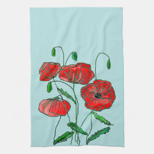 Poppies Kitchen Towel