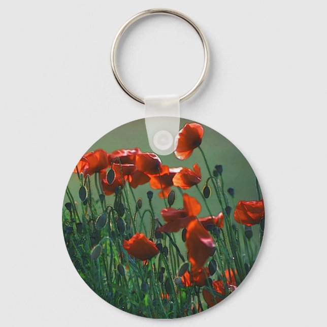 Poppies No. 3 | Keyring (Front)