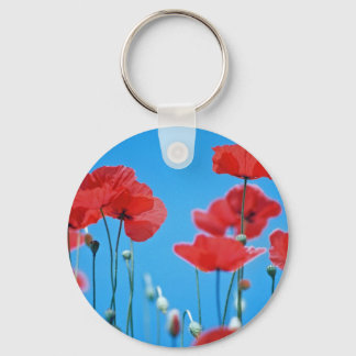 Poppies of Provence Key Ring