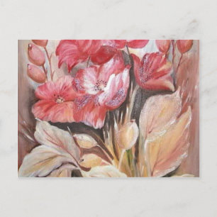 poppies postcard