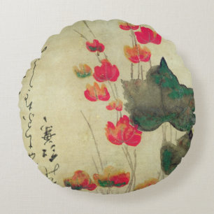Poppies Round Cushion