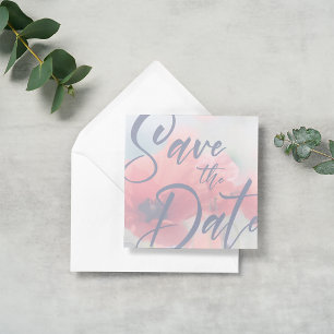 Poppies Save the Date Template
