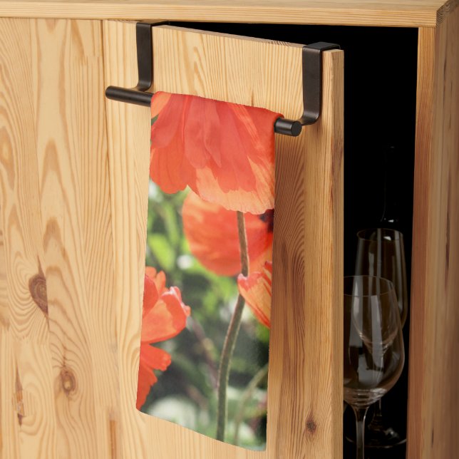 Poppies Tea Towel (Thirds Fold)