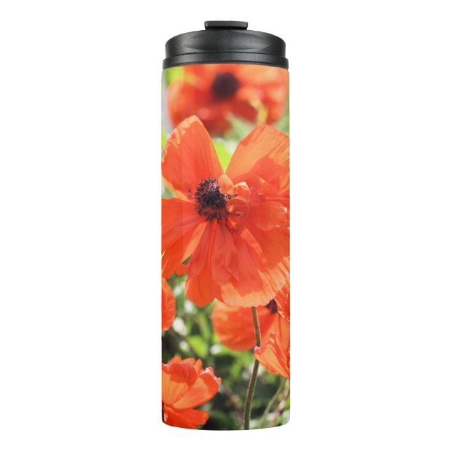 Poppies  thermal tumbler (Front)