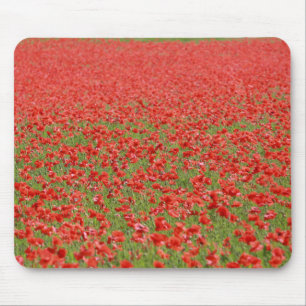 Poppies - thousands! mouse pad