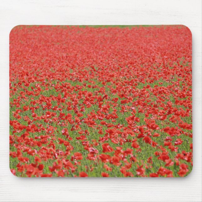 Poppies - thousands! mouse pad (Front)