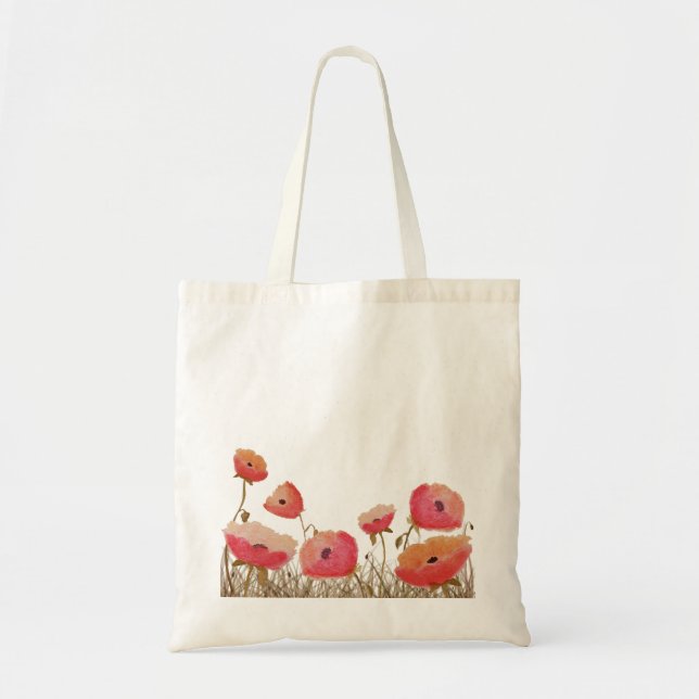 Poppies Tote Bag (Front)