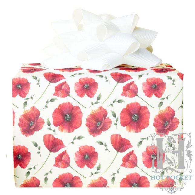 Poppies Wrapping Paper (Creator Uploaded)