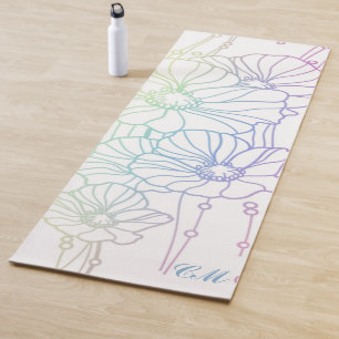 Poppies Yoga Mat