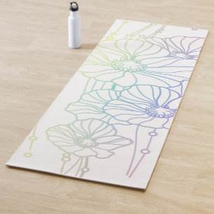 Poppies Yoga Mat