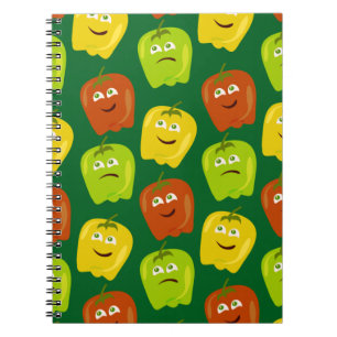 Poppin Bells Peppers Notebook