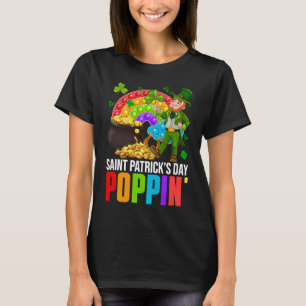 Poppin' Leprechaun & Pop It Rainbow Saint Patricks T-Shirt