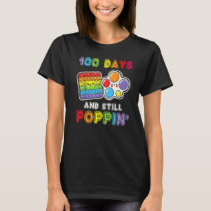 Poppin My Way Through 100 Days of School Kids 100t T-Shirt