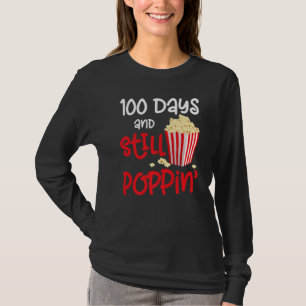 Poppin My Way Through 100 Days of School Kids 100t T-Shirt