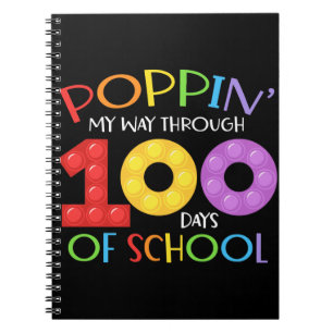 Poppin my way through 100 days of school notebook