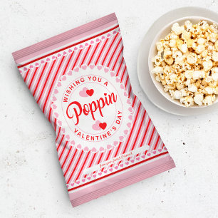 Poppin Valentine's Day Popcorn Bag Wrapper