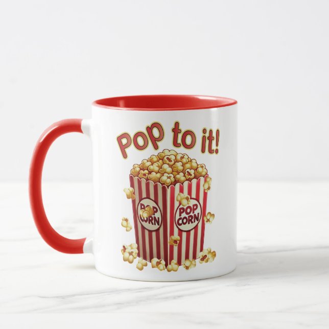 Poppin' with Style - "Pop to it!" Mug (Left)