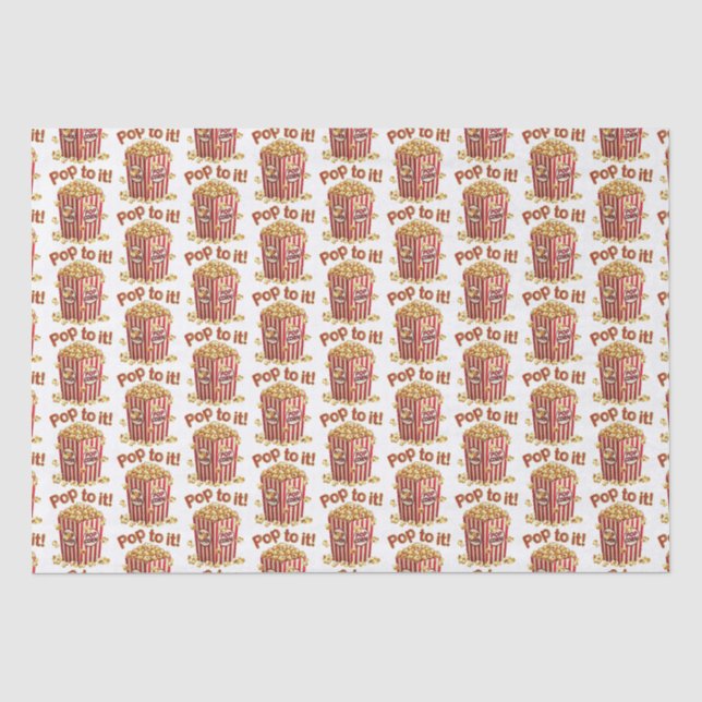 Poppin' with Style - "Pop to it!" Tissue Paper (Front)