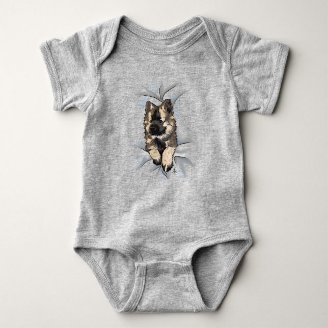 Popping Autumn Rain Baby Suit Baby Bodysuit (Front)