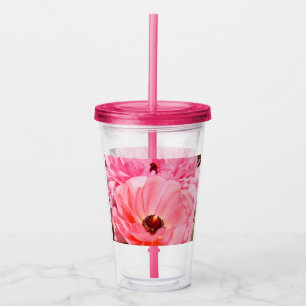 Popping in Pink  Acrylic Tumbler