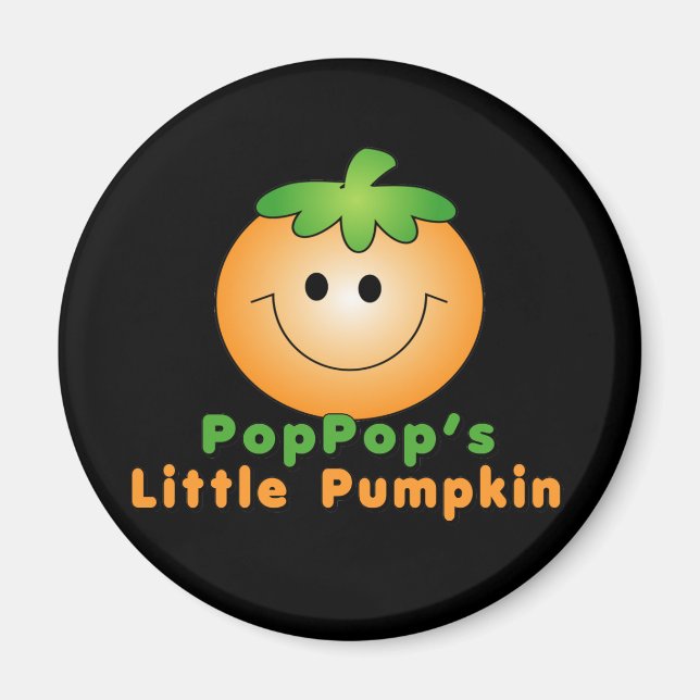 PopPop Little Pumpkin Magnet (Front)