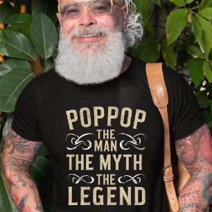 POPPOP   The Man The Myth The Legend Father's Day T-Shirt