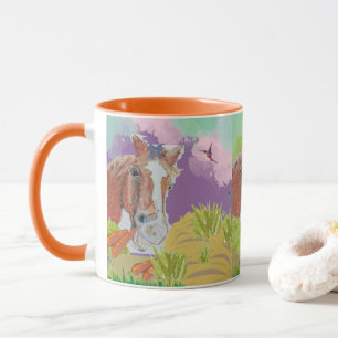 Poppy Art fun colours Mug