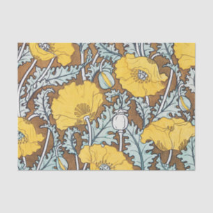 Poppy Art Illustration Flower Nouveau  Tissue Paper