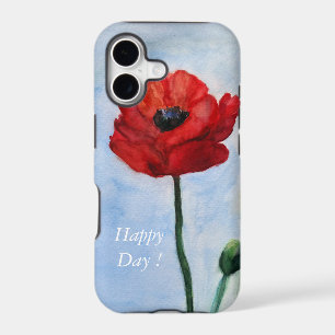 Poppy art Phone SE + iPhone 5/5S, Barely There