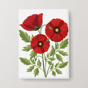Poppy blooming joyful Summer Flowers