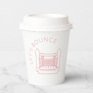 Poppy Bounce House "Let's Bounce" Paper Cup