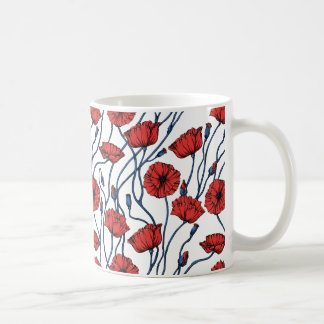 Poppy Bouquet Coffee Mug